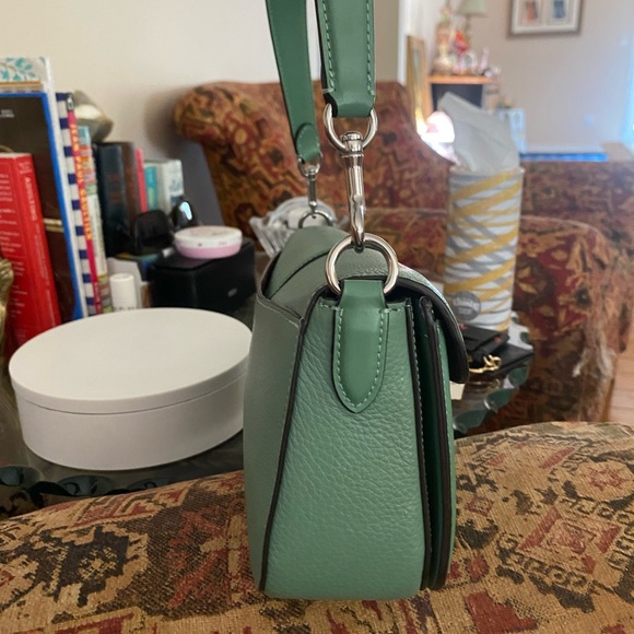 Coach Georgie Mint Green Bag With Straps NWT - Picture 8 of 11